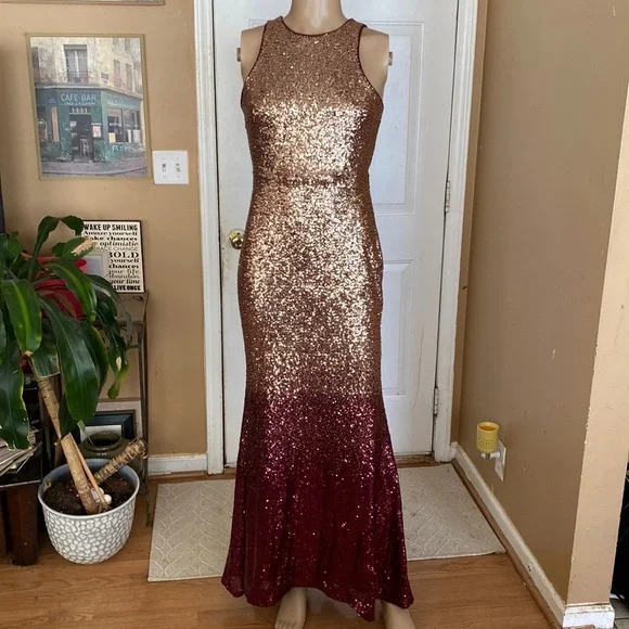 Lulus ombré sequin gown - Picture 5 of 13